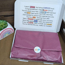 Cargar imagen en el visor de la galería, Congratulations Chocolate Poem Gift - Personalised Hamper - The Happiness Box
