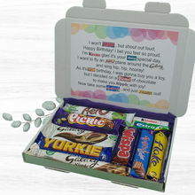 Cargar imagen en el visor de la galería, Happy Birthday Chocolate Poem Letterbox Gift - The Happiness Box
