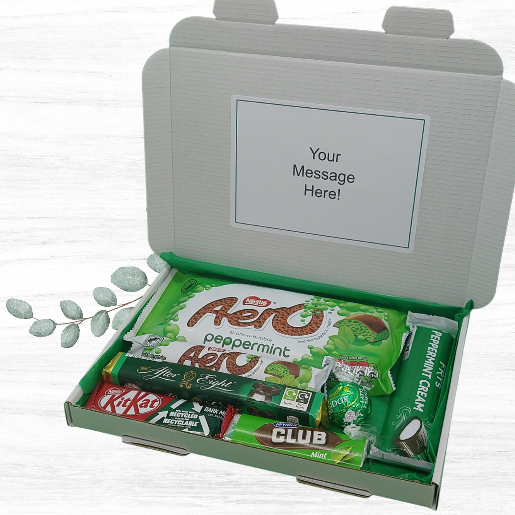 Mint Chocolate Letterbox Gift - The Happiness Box