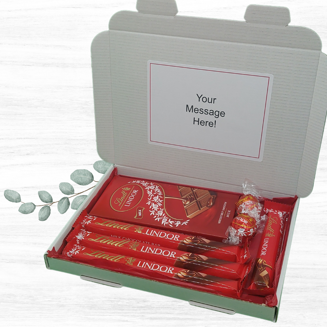 Lindt Chocolate Letterbox Gift - The Happiness Box