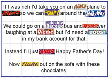 Load image into Gallery viewer, Fathers Day Chocolate Poem Letterbox Gift - The Happiness Box
