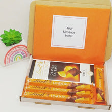 Cargar imagen en el visor de la galería, Lindt Chocolate Orange Letterbox Gift - The Happiness Box
