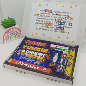 Good Luck at your new school Chocolate Poem Letterbox Gift - The Happiness Box