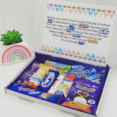 First Day of School Chocolate Poem Letterbox Gift - The Happiness Box