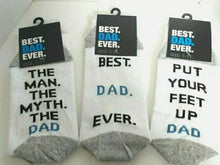 Cargar imagen en el visor de la galería, Best Dad Ever Socks - Dad Socks - Novelty Dad Socks, Fathers day socks - The Happiness Box
